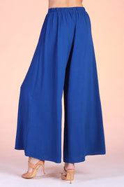 Yoke Wide Leg Swing Pants