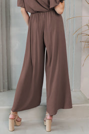 Pleated Wide Leg Pants