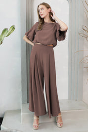 Pleated Wide Leg Pants