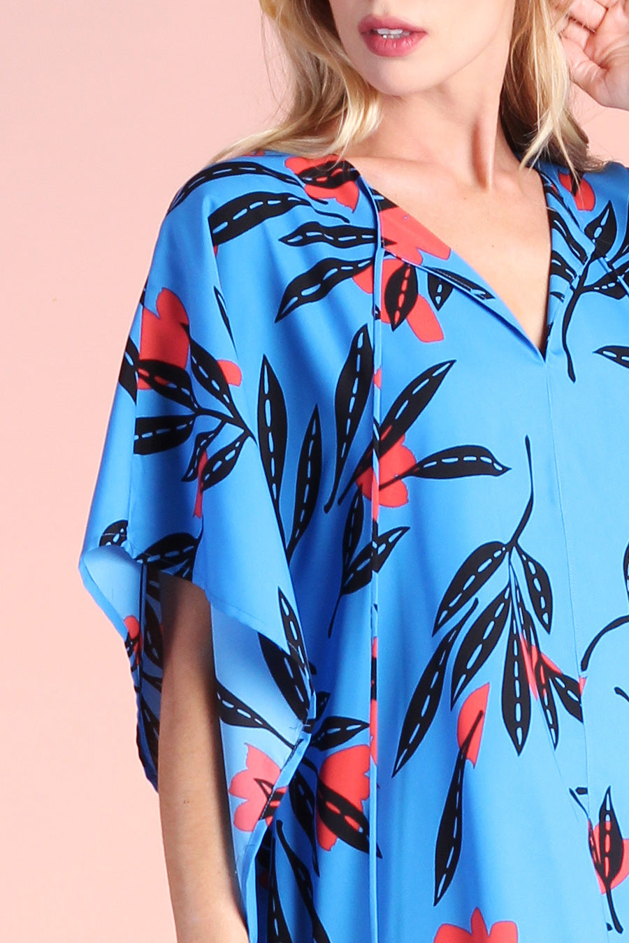 Havana Fern High Low Caftan Dress