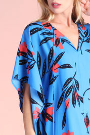 Havana Fern High Low Caftan Dress