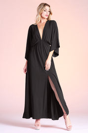 Center Split Maxi Dress