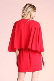 Cape Mini Dress