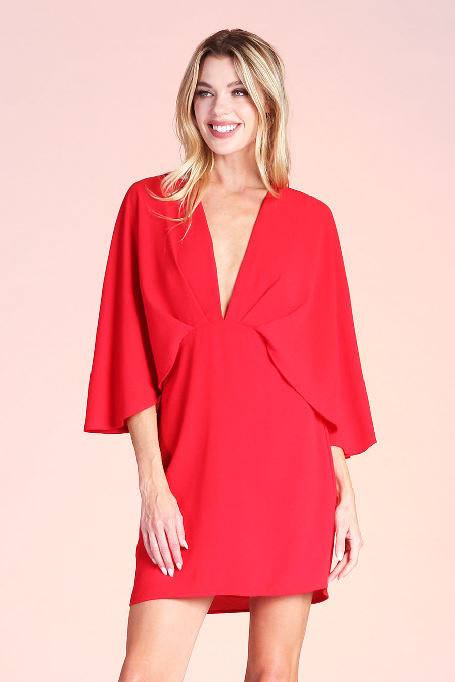 Cape Mini Dress