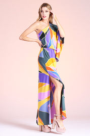 Metamorphosis Slouchy One Shoulder Maxi Dress