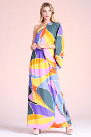 Metamorphosis Slouchy One Shoulder Maxi Dress