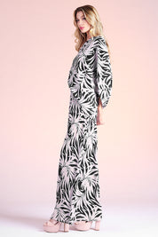 Bora Bora Palm Slouchy One Shoulder Maxi Dress