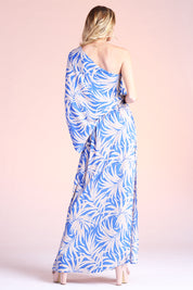 Bora Bora Palm Slouchy One Shoulder Maxi Dress