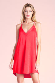 Satin Crepe Cami Dress