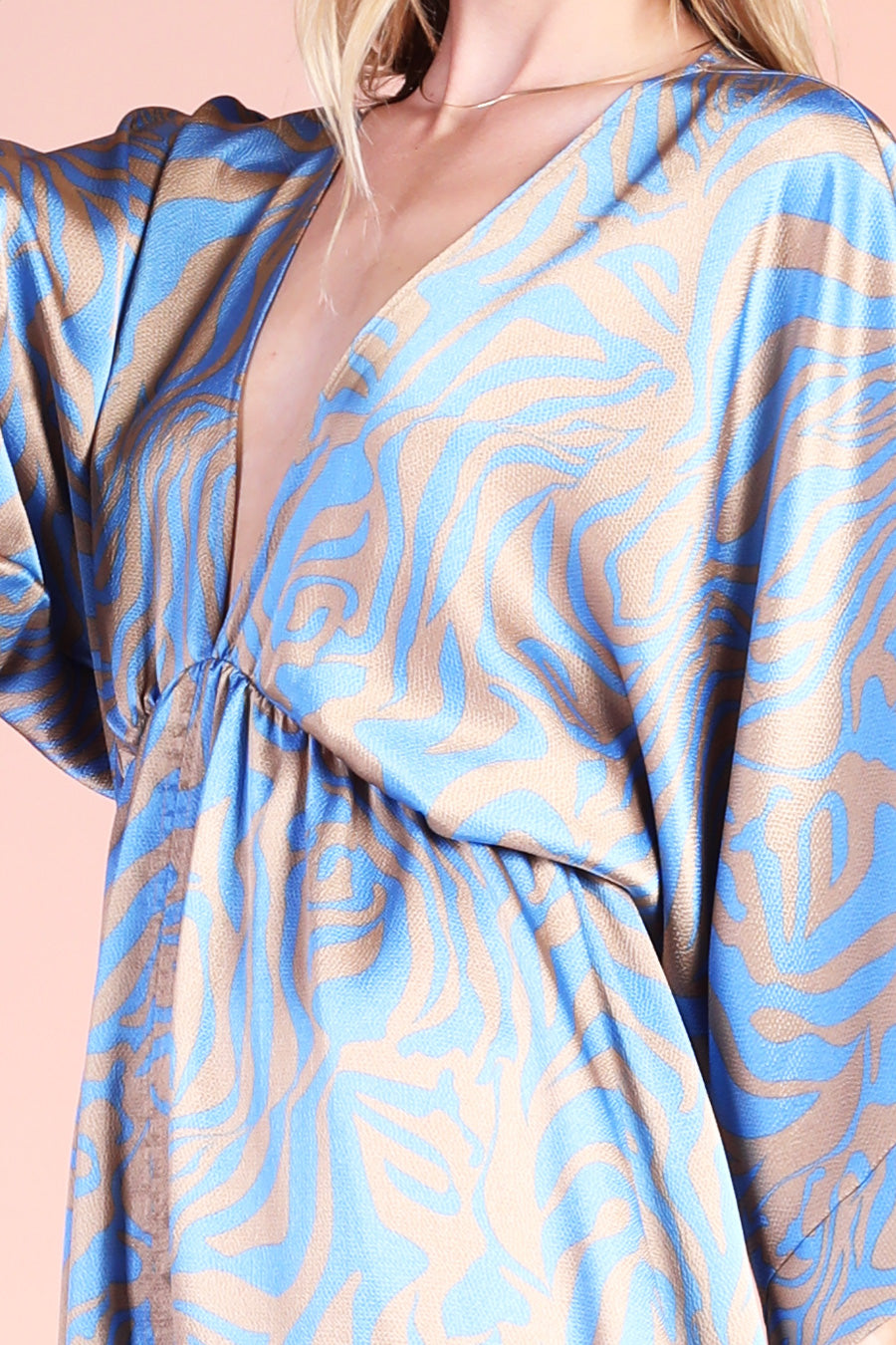 Frida Luxe Satin Kimono Maxi