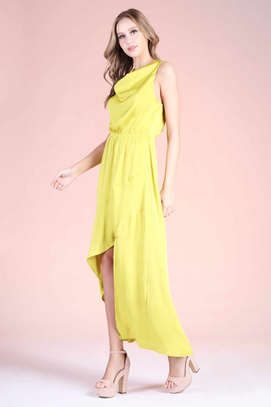 Cowl Neck Maxi Dress