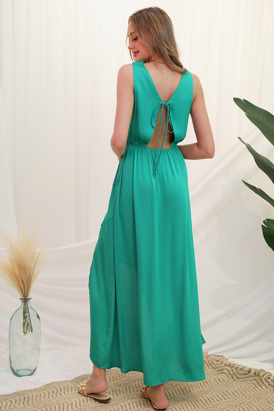 Cowl Neck Maxi Dress