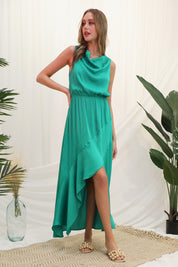 Cowl Neck Maxi Dress