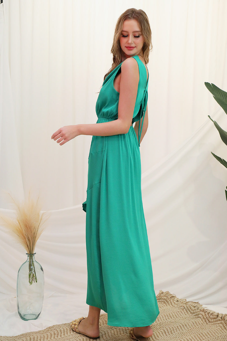 Cowl Neck Maxi Dress