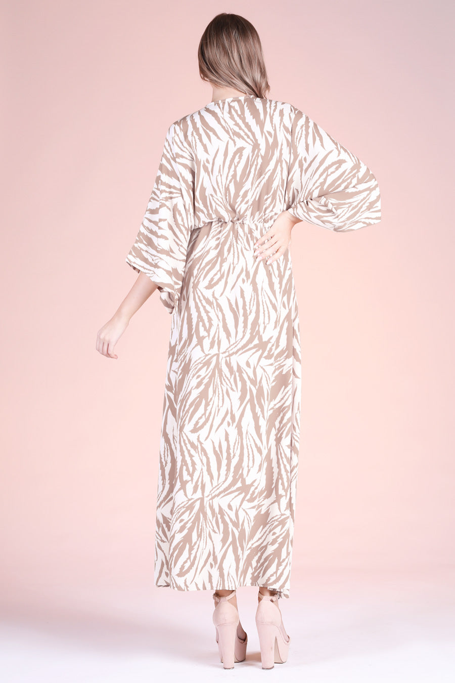 Thunderbolt Center Split Maxi Dress