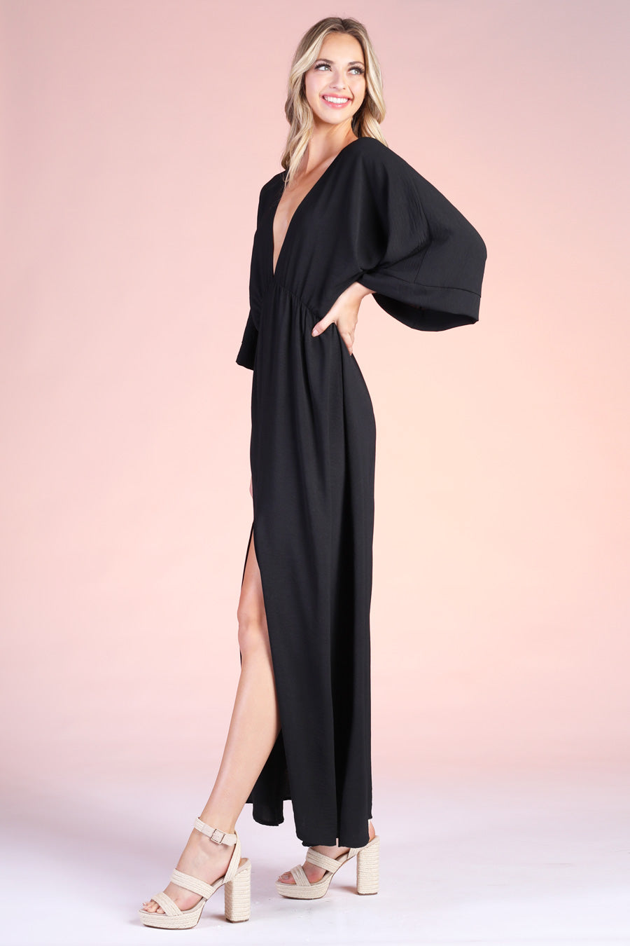 Divine Kimono Maxi Dress