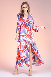 Blooming Lily Kimono Maxi