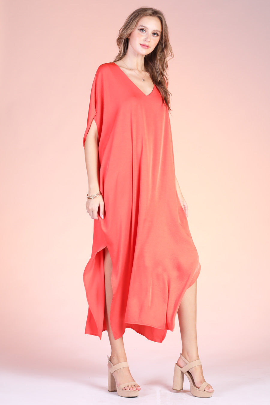 Gracefully Roomy Caftan Maxi