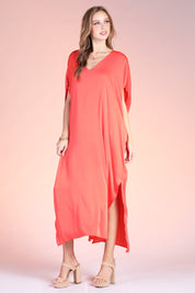 Gracefully Roomy Caftan Maxi