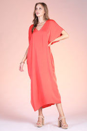 Gracefully Roomy Caftan Maxi