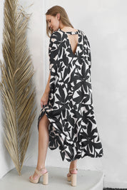 Paloma Satin Caftan Maxi Dress - Ahri