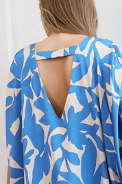 Paloma Satin Caftan Maxi Dress - Ahri