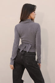Go Everywhere Tie Front Knit Jacket
