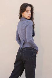 Go Everywhere Tie Front Knit Jacket