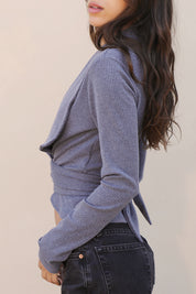 Go Everywhere Tie Front Knit Jacket