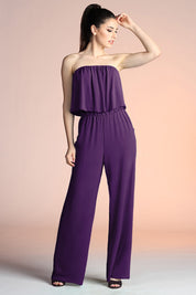 Simple Strapless Jumpsuit