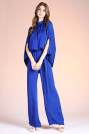 Mock Neck Caftan Jumpsuit