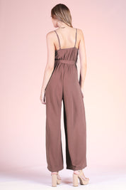 Pleat Me Pretty Cami Jumpsuit