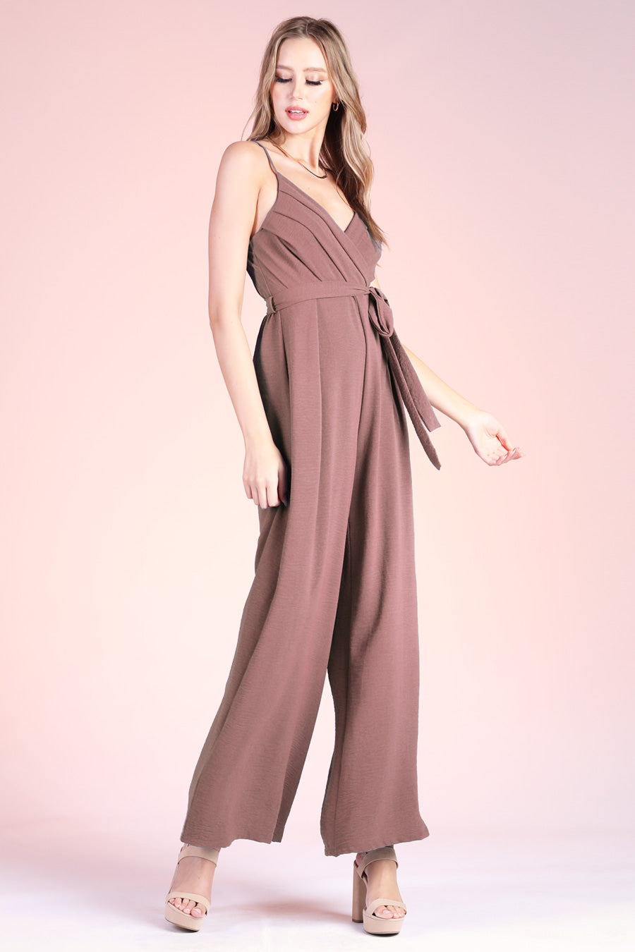 Pleat Me Pretty Cami Jumpsuit