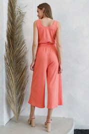 Casual Weekend Knit Tank Jumpsuit
