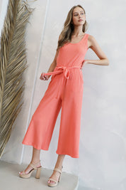 Casual Weekend Knit Tank Jumpsuit