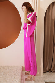 Contrast Band Jumpsuit