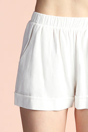 Washed Cotton Shorts