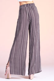 Boho Babe Side Slit Wide Leg Pants