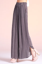 Boho Babe Side Slit Wide Leg Pants