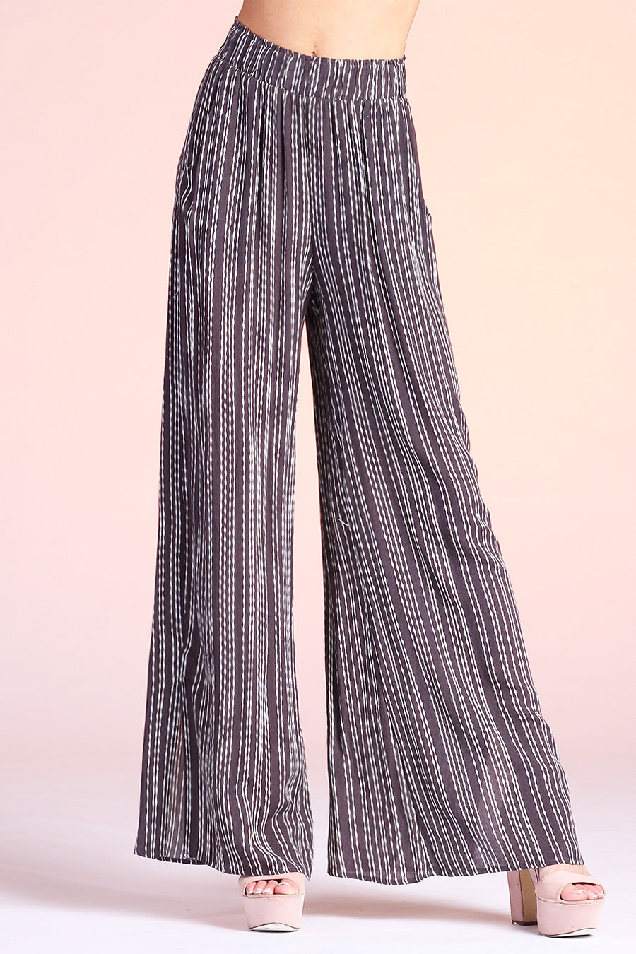 Boho Babe Side Slit Wide Leg Pants