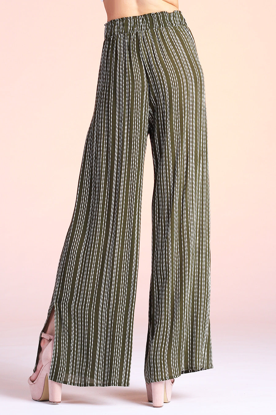 Boho Babe Side Slit Wide Leg Pants