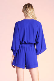 Tie Front Kimono Romper