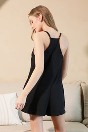 Heavy Ribbed Knit Cami Romper - Ahri