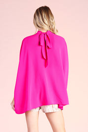 Mock Neck Caftan Top