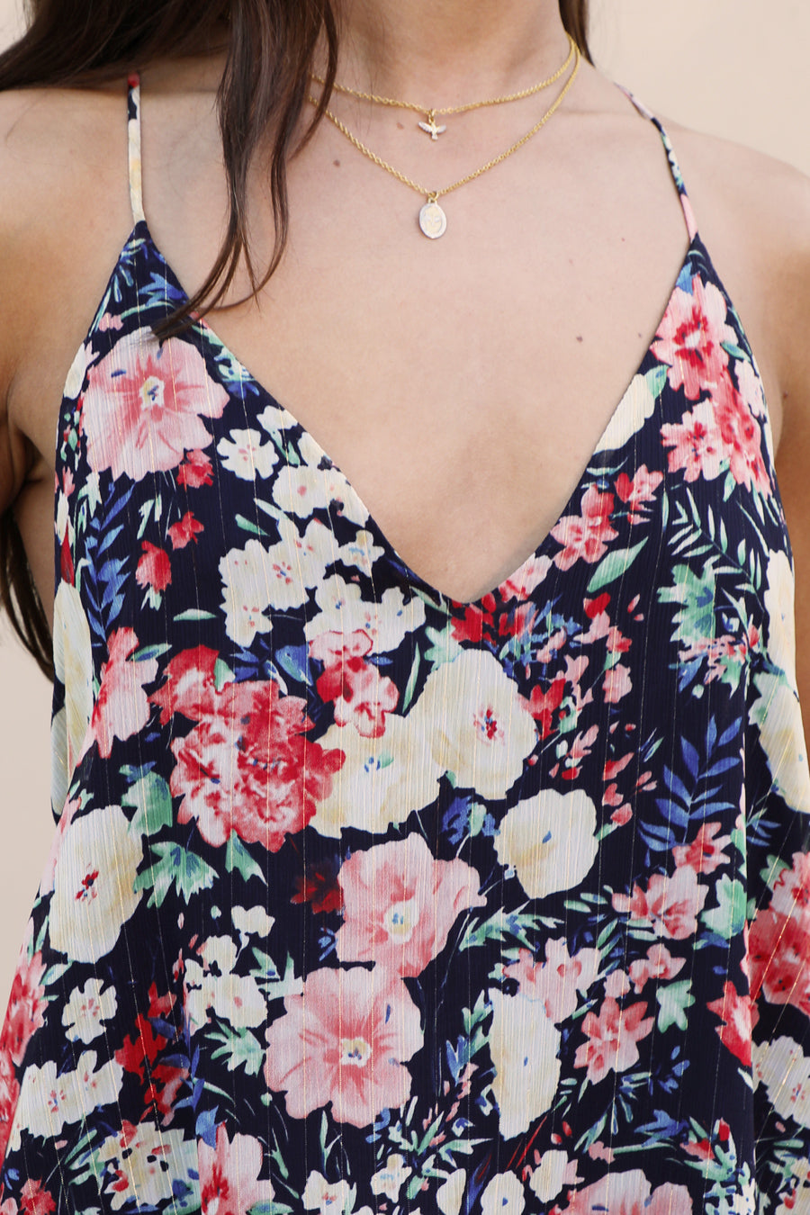 Floral Blossom Chiffon Cami Top