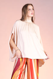 Mock Neck Caftan Top