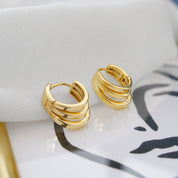 TRIPLE HOOPS EARRINGS