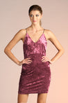 Velvet Crush Bandage Dress - Ahri