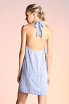 Fine Line Twist Halter Dress - Ahri