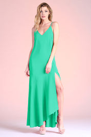 Keep it Simple Maxi Dress - Emerald